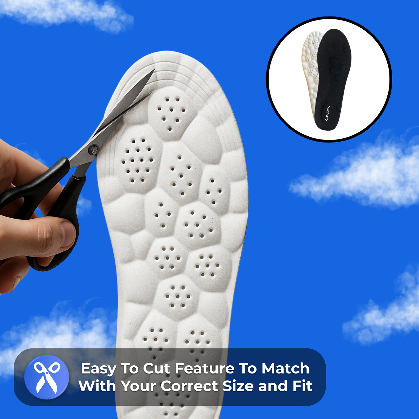 Cloudly.™ - Massage Insoles