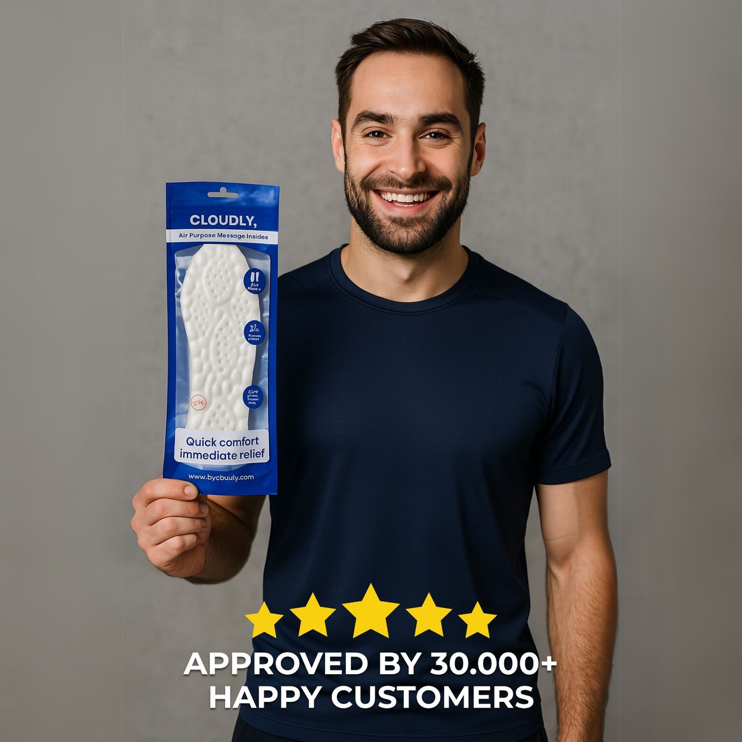 Cloudly.™ - Massage Insoles
