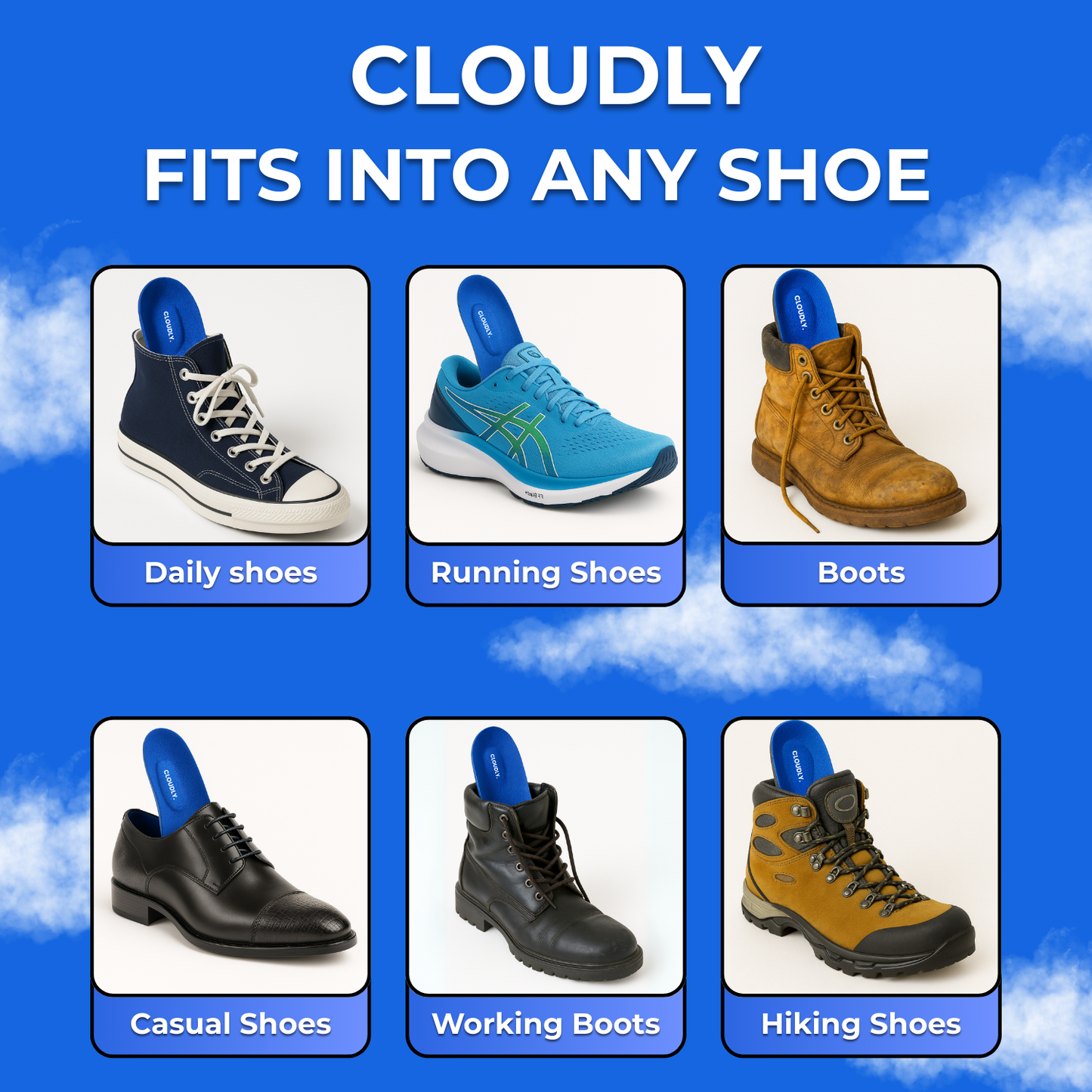 Cloudly.™ - Massage Insoles